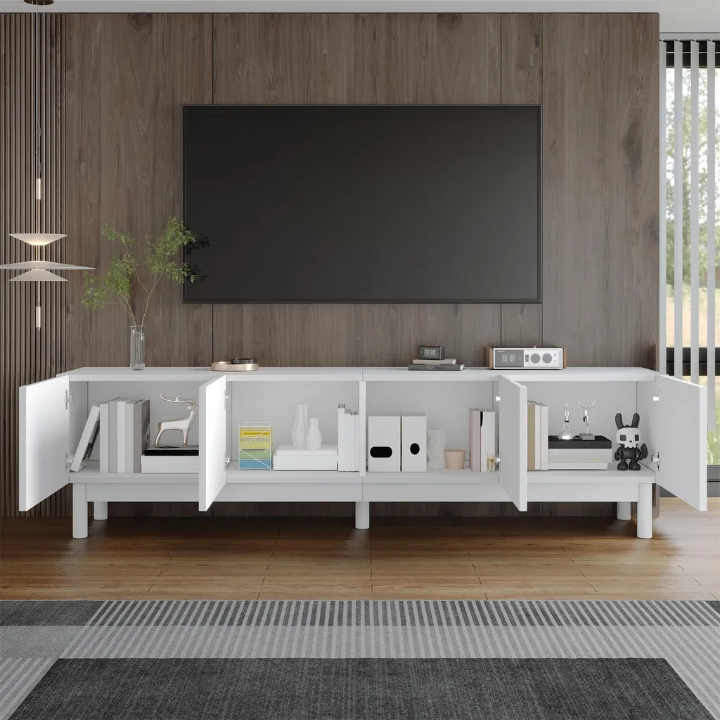 Sweiko Mobile TV Design Onde - Credenza Moderna e Ripiani - 6