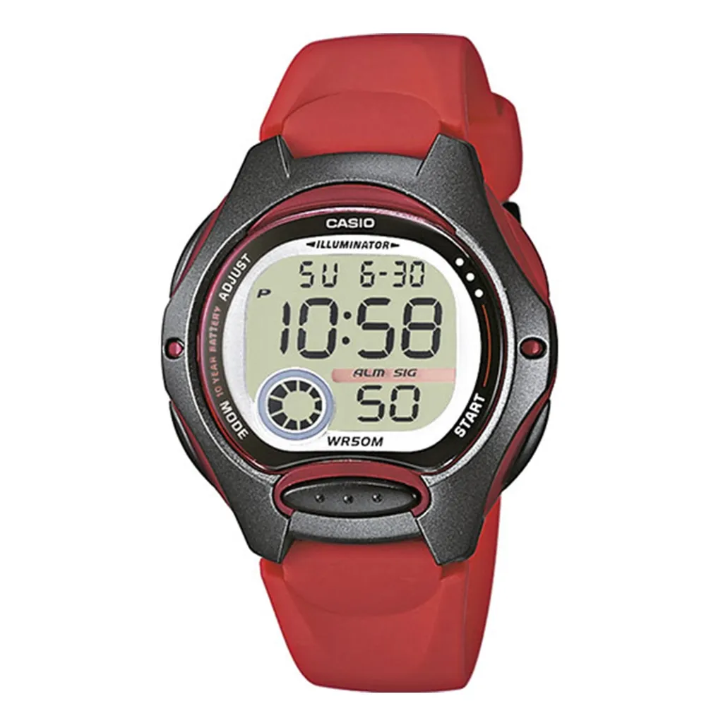Casio LW-200-4AVEF Orologio Bambino 5 Bar Vetro Sferico Digitale