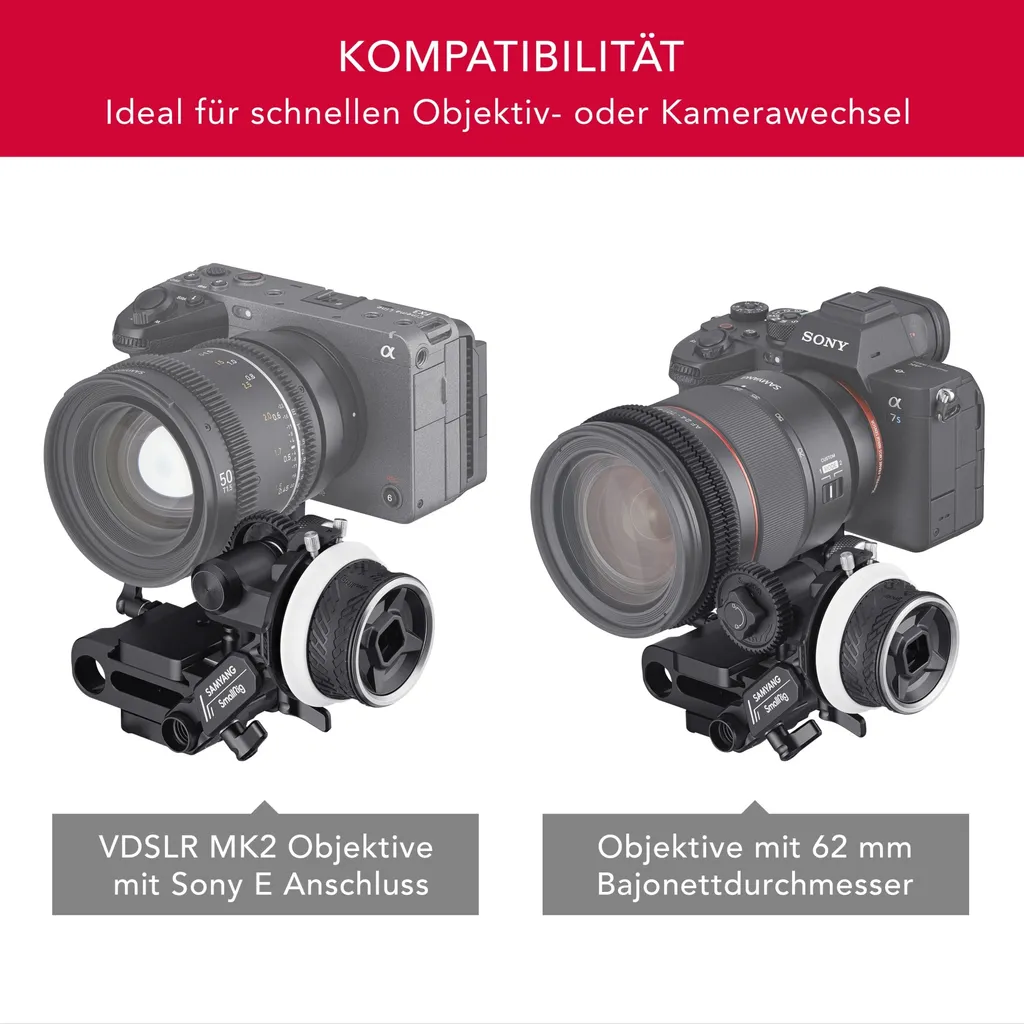 Kit Objectifs Cinéma Samyang pour Sony E : Ensemble Vidéo Professionnel - 9