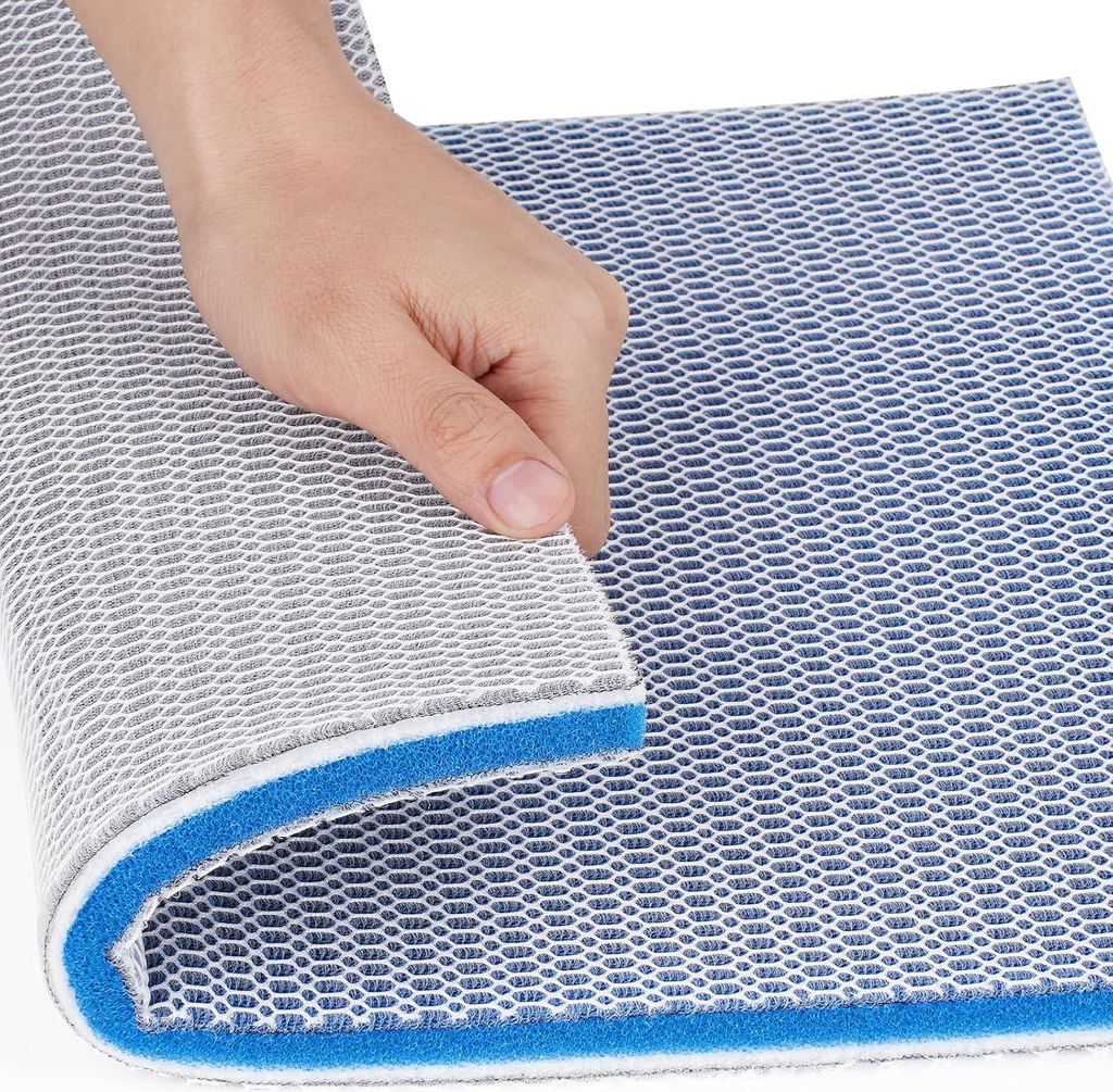 Aquarium-Filter-Medien-Schwamm-Pad, mehrschichtige Schaumstoff-Filterwatte fš¹r Aquariumfilter, Zubeh?r (40 x 30 x 1,5 cm)