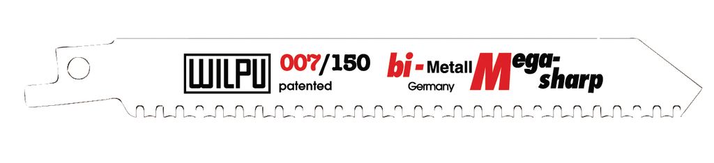 Makita P-45705 gerades Sägeblatt 150 x 0,9 mm - 10 TPI - BiM - Metall - 5 Stk