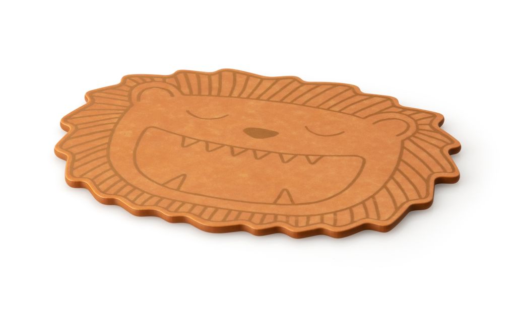 DURACORE Kinderbrett Löwe, Duracore braun 23,3x17x0,6 cm 5331 4017167533100