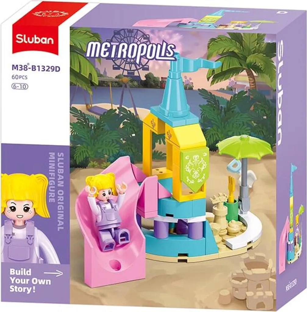 Parc d'Attractions Sluban M38-B1329D Briques de Qualité à Petit Prix