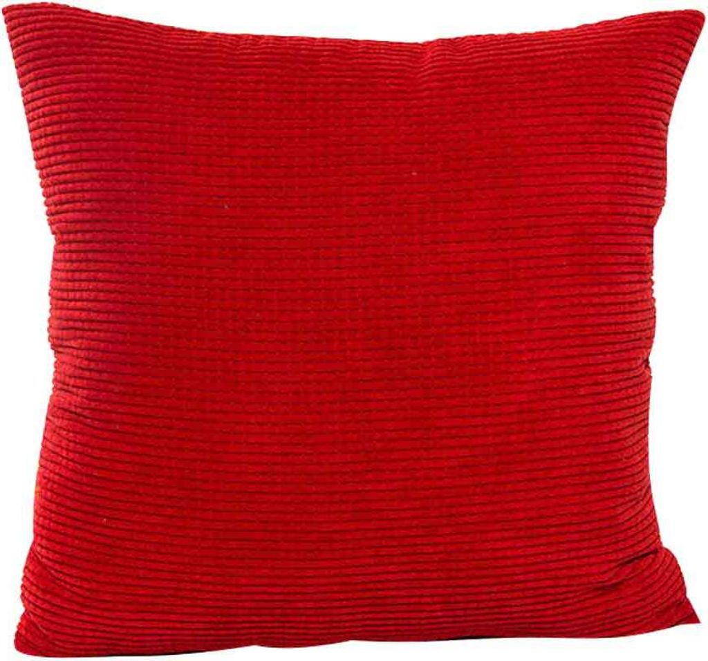 Großer weicher Kissenbezug, Heimdekoration, für Bett, Sofa, Überwurf, Kissenbezug, 45,7 x 45,7 cm, Rot