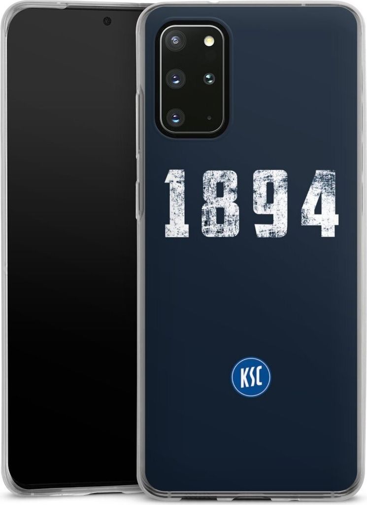 DeinDesign Slim Hülle für Samsung Galaxy S20 Plus 5G Silikon Case Ultra Dünn Handyhülle Bundesliga KSC Karlsruher SC