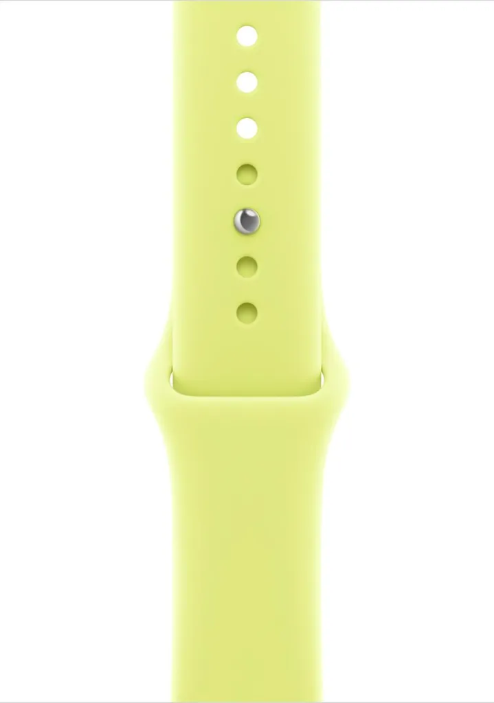 Apple MFGW4ZM/A accessorio indossabile intelligente Band Giallo Fluoroelastomero
