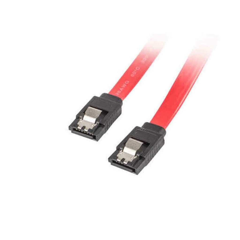 sata iii kabel lanberg 6gb/s buchse weiblich metall clip 0.5m