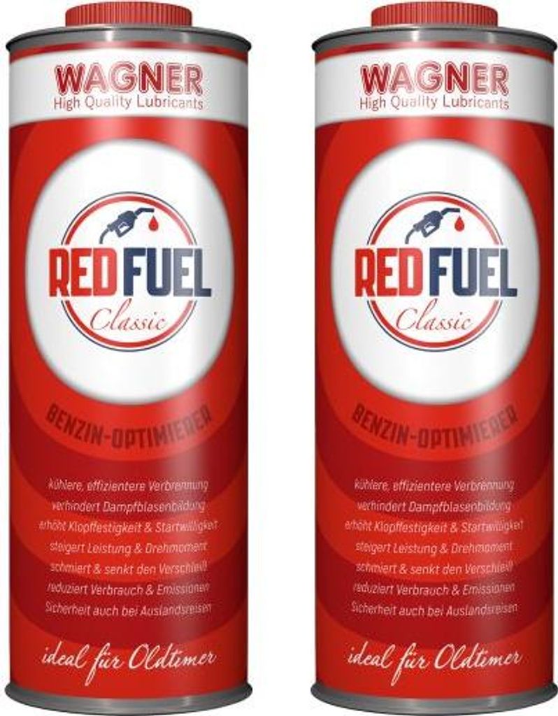 Wagner Red Fuel Classic 2x 1 liter – Benzineadditief voor Productafbeelding 