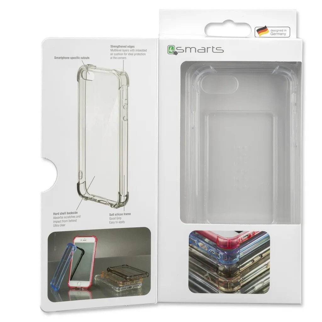 4smarts Coque IBIZA pour iPhone SE 2020 8 7 Transparente Rigide - 5
