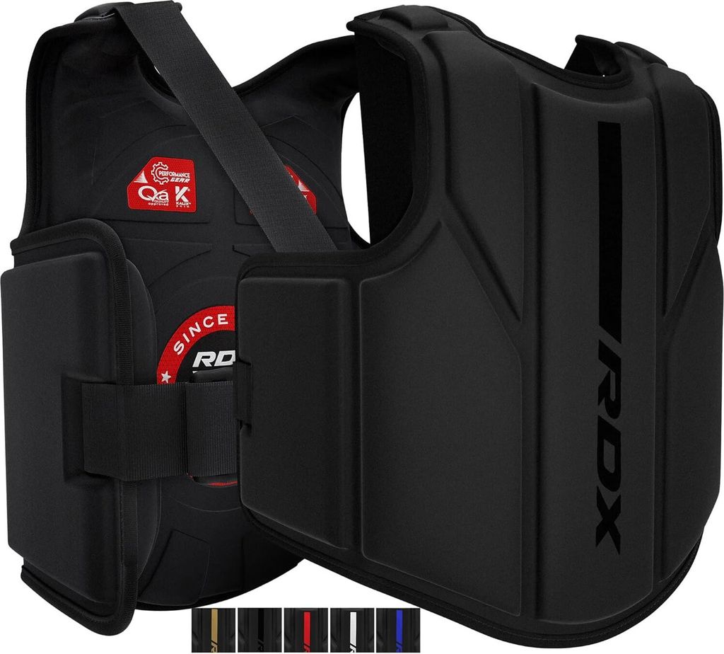 Brustprotektor RDX Body Protection Martial Arts, Chest Guard Bauchschutz Kickboxen