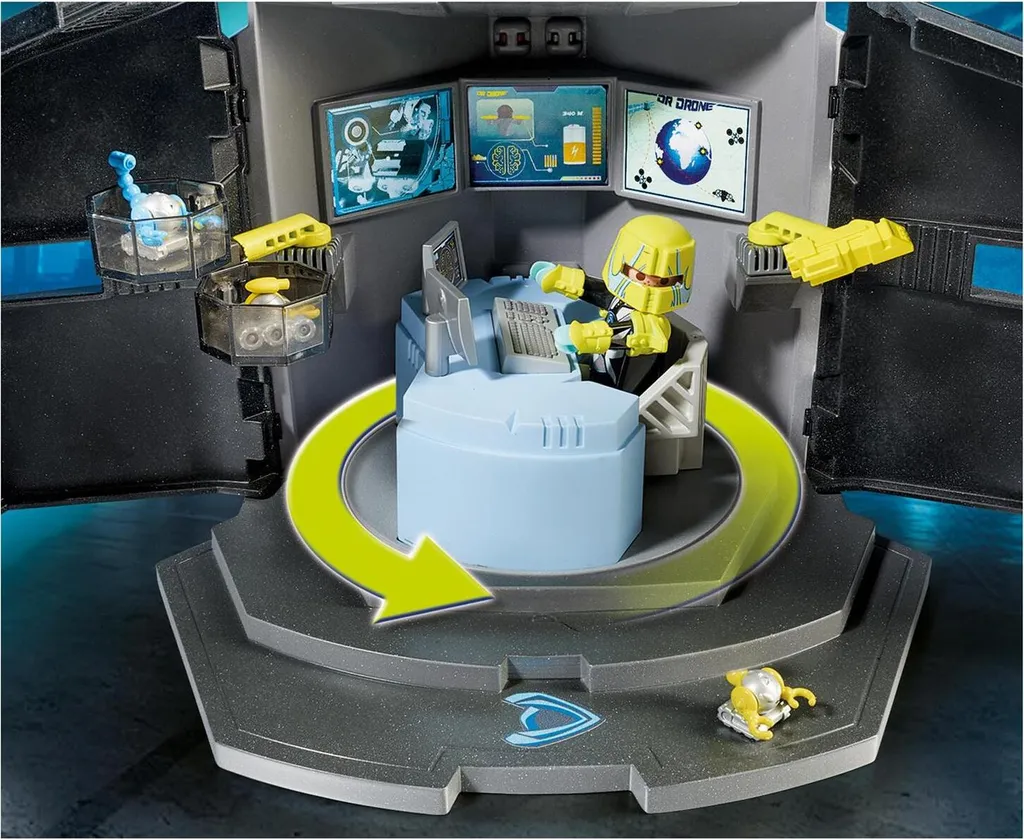 PLAYMOBIL Top Agents 9250 Centre de Commandement du Dr. Drone Labo - 17