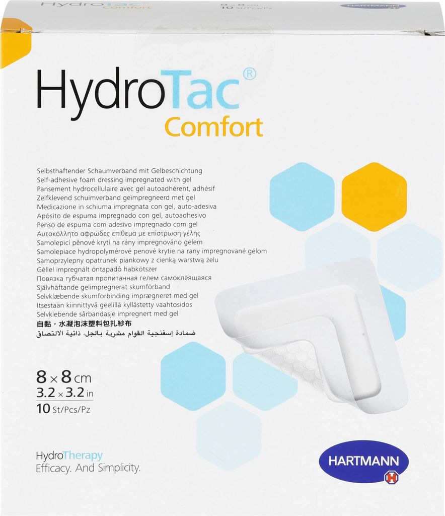 HydroTac comfort Schaumverband, 10 St VER Produktbild 