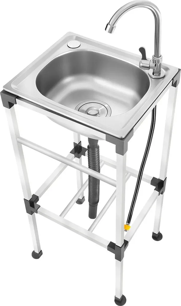 Lavello Cucina Inox Argento Rettangolare 1 Foro | Design Indipendente