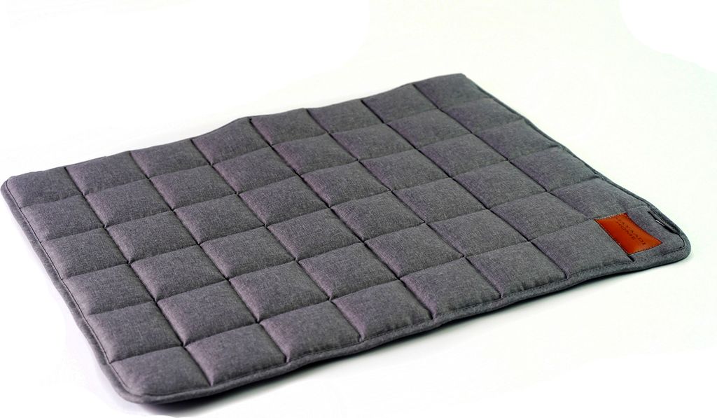 Hundedecke Hundematte Hundebett Hundekissen Hundekorb Buddy Grau Gr. L 80x60 cm