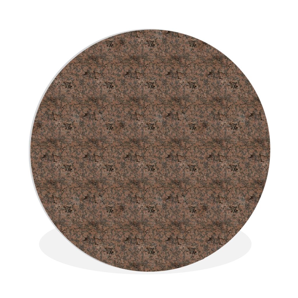 MuchoWow Rundes Wandbild - Runde Bilder Stein - Muster - Granit Ø 90 cm Kreis Wanddekoration Kunststoff - Wandkreis - Wandschmuck - Wand-Kreis -...