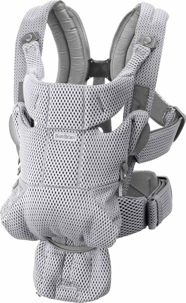 Portabebés BabyBjörn Move, tejido de malla 3D, color gris Imagen del producto 