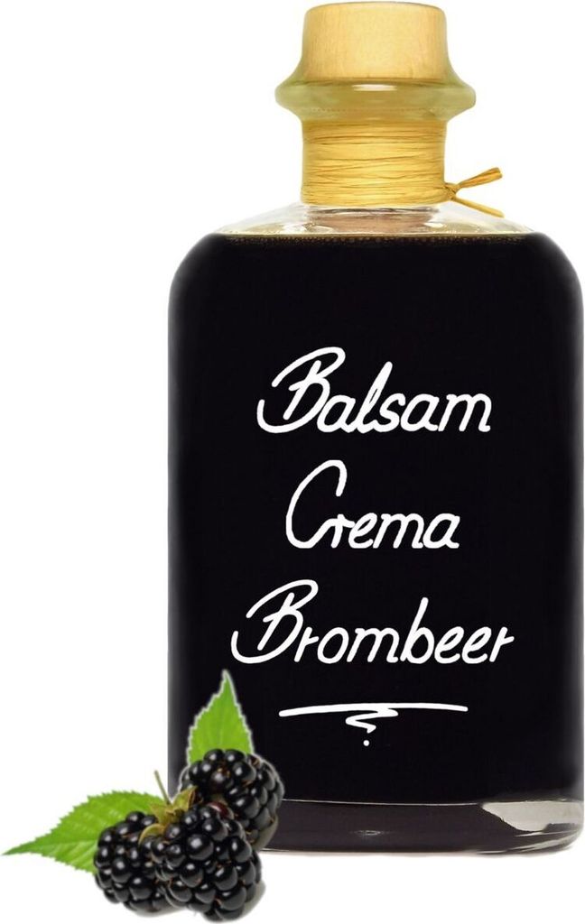 Balsamico Creme Brombeer 0,7L 3% Säure mit original Crema di Aceto Balsamico di Modena IGP