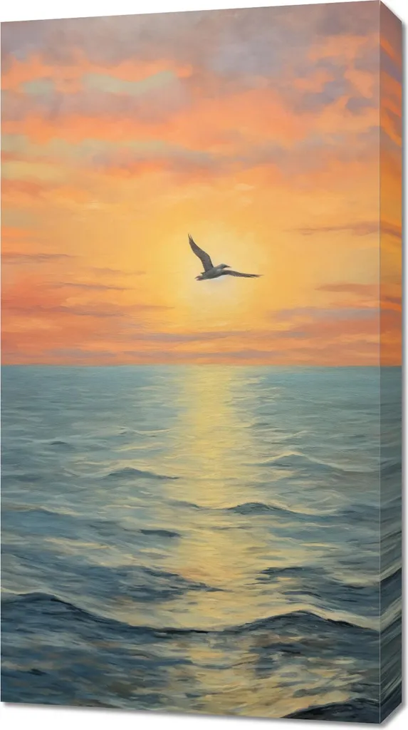 Quadro Design 50x90 cm Serenata del cielo - Arte Contemporanea