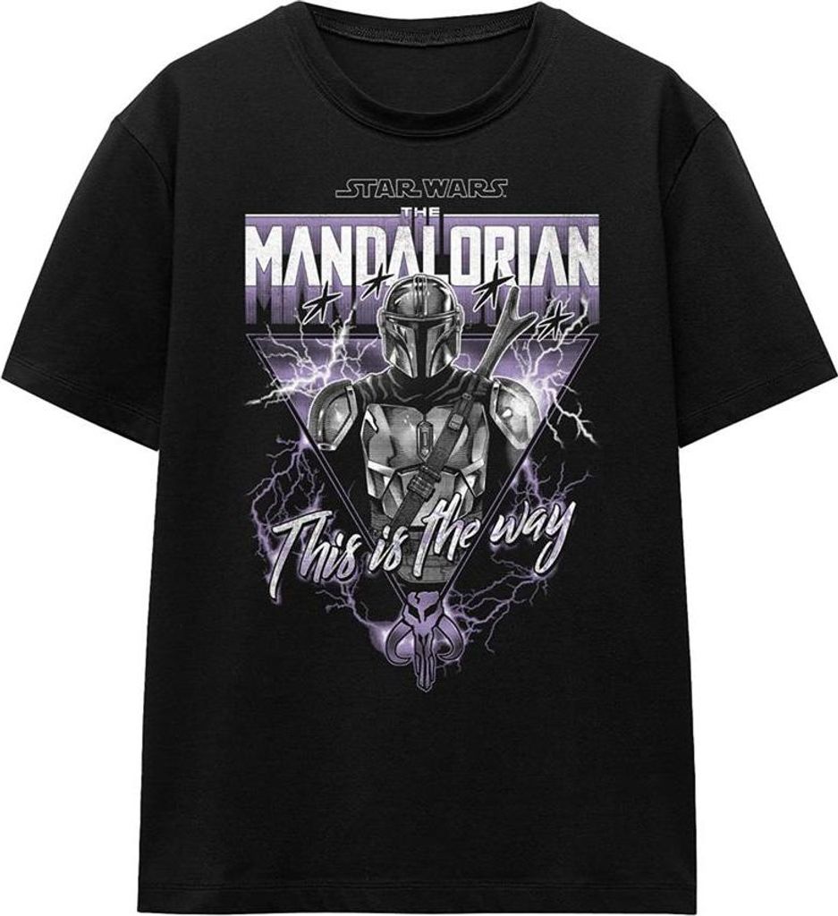 Star Wars: The Mandalorian - "This Is The Way" T-Shirt für Damen TV30612 (S) (Schwarz)