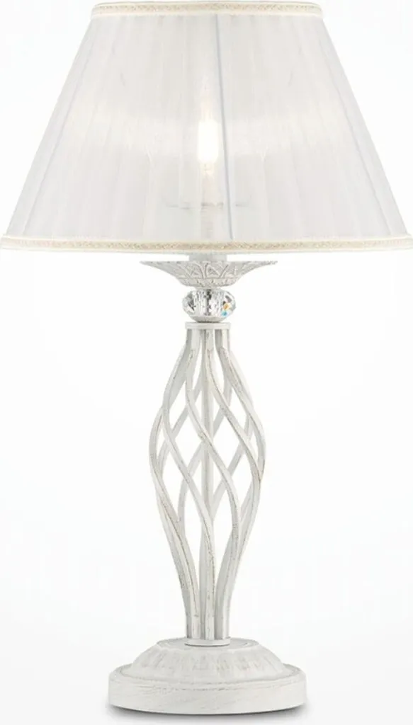 Lampe de salon Art Nouveau blanc antique 56 cm pour ambiance cosy