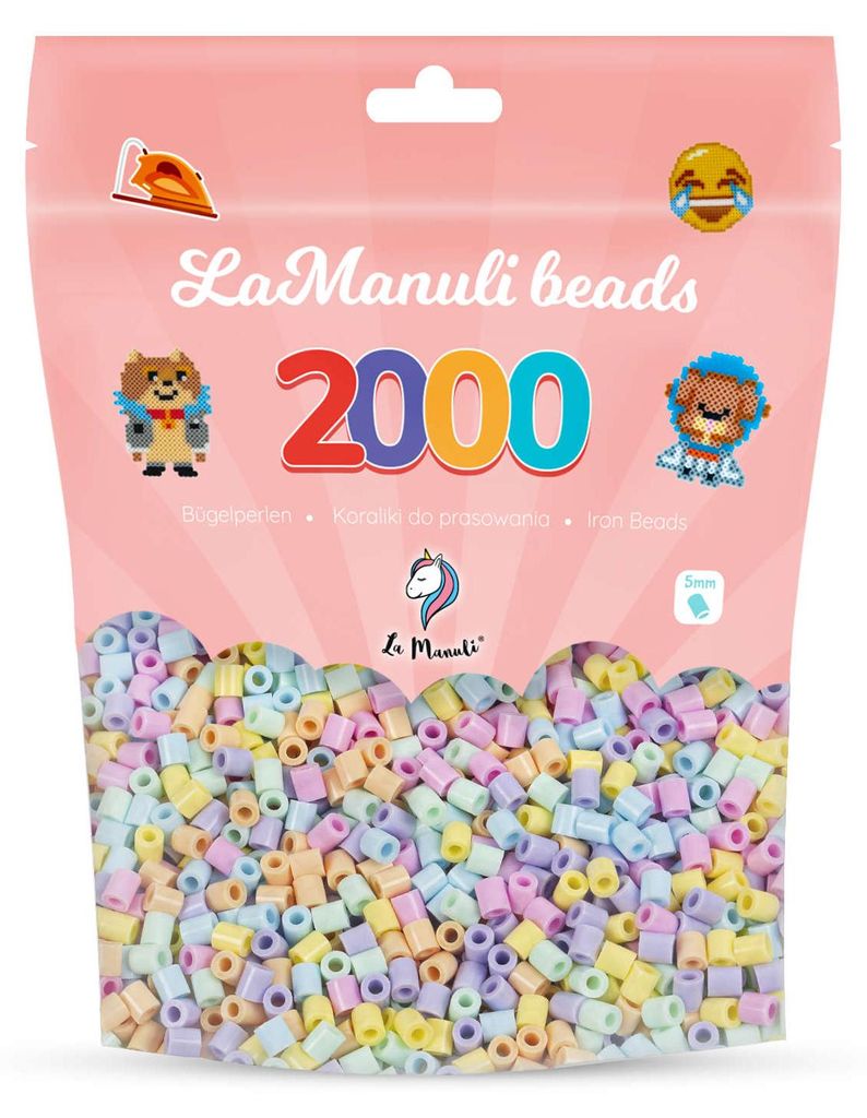 Bügelperlen 2000 PASTELL [LA.W07-R6] Produktbild 