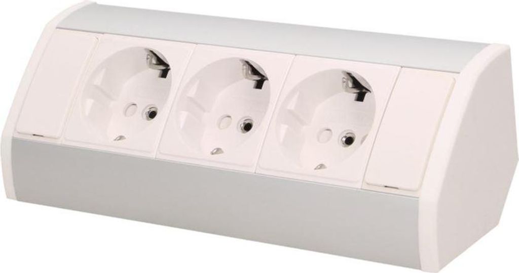 ORNO GM-9001 Presa d'angolo a 3 poli con chiusura a prova Immagine del prodotto 