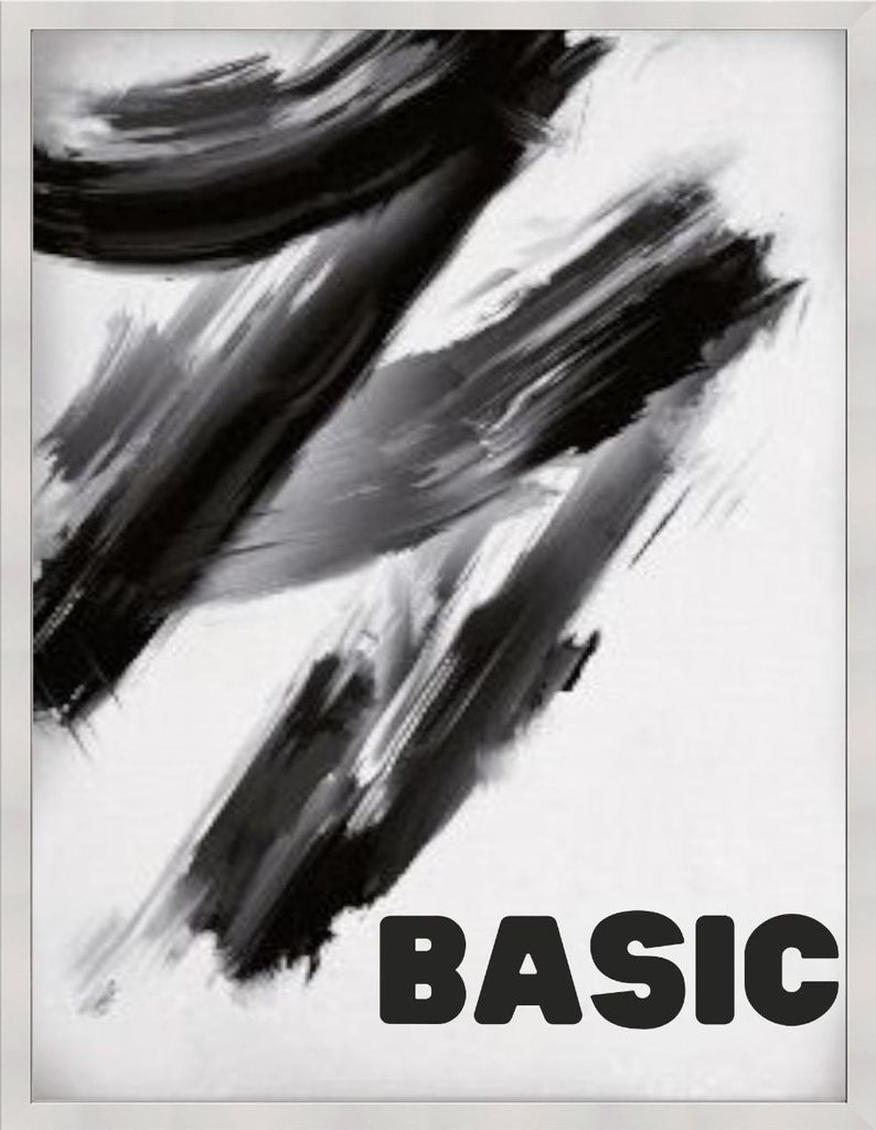 MDF BASIC Bilderrahmen 61x91,5 cm weiß 1 Stück.