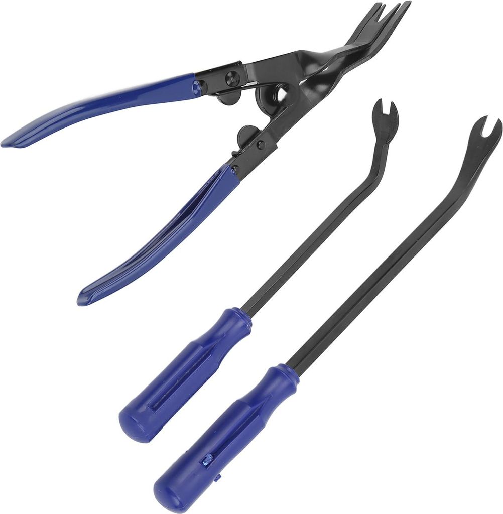 3PCS Niet Schnalle Entfernung Werkzeug Licht Zange Set blau Auto Reparatur mit Oxford Aufbewahrungstasche