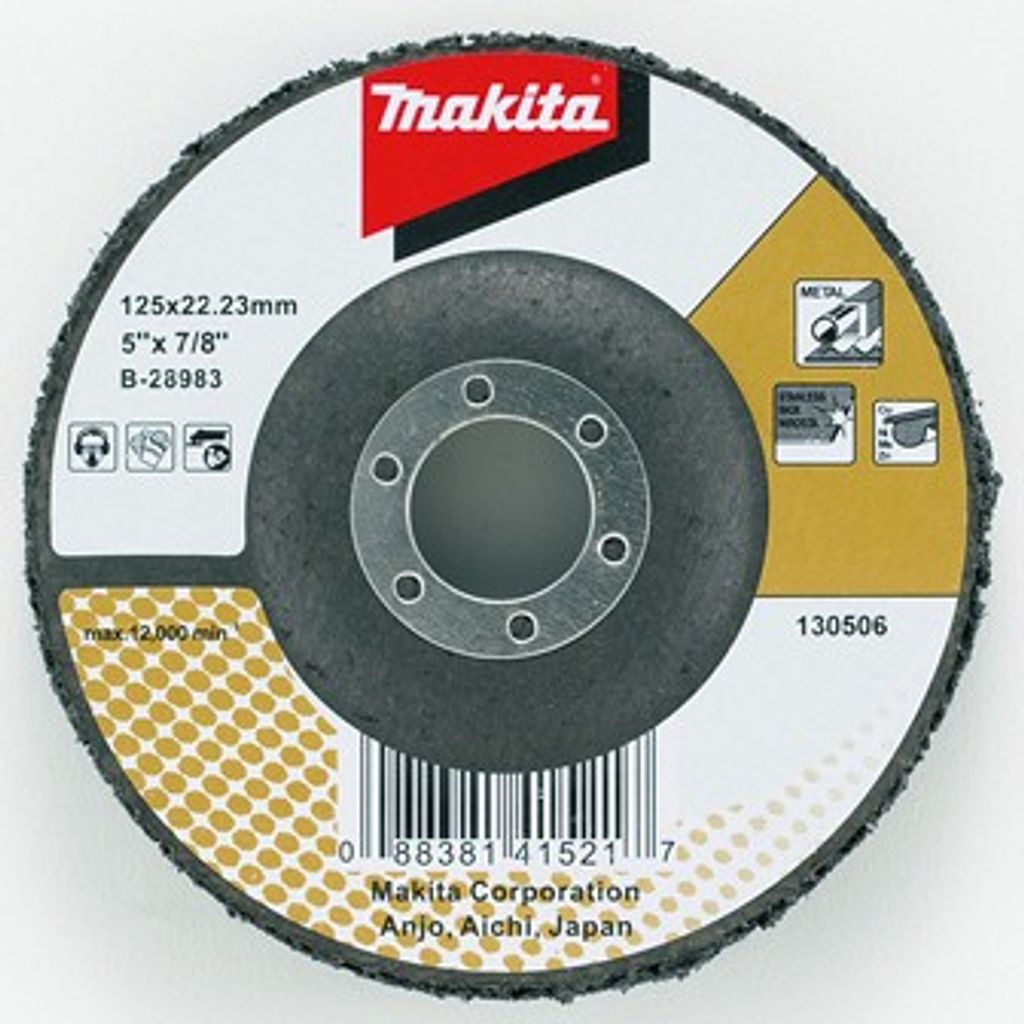 Makita Reinigungsscheibe schwarz B-28983