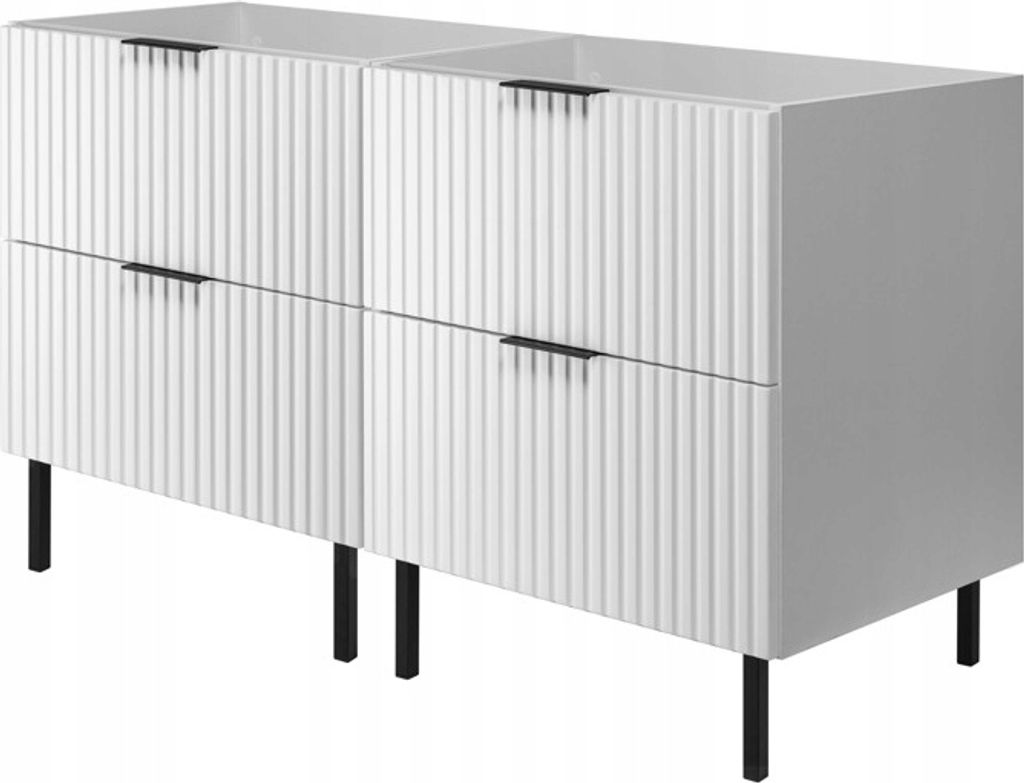 RODAN | Meuble sous-vasque - 120cm | Blanc mat | L/H/P Image du produit 