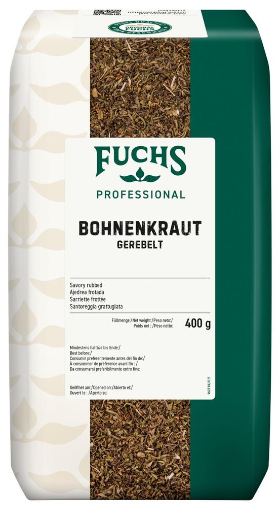Fuchs Bohnenkraut gerebelt auch Pfefferminzkraut genannt Produktbild 