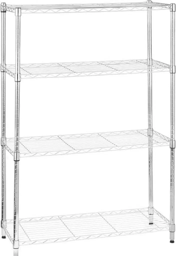 Meuble de rangement Amazon Basics avec 4 étagères réglables en hauteur