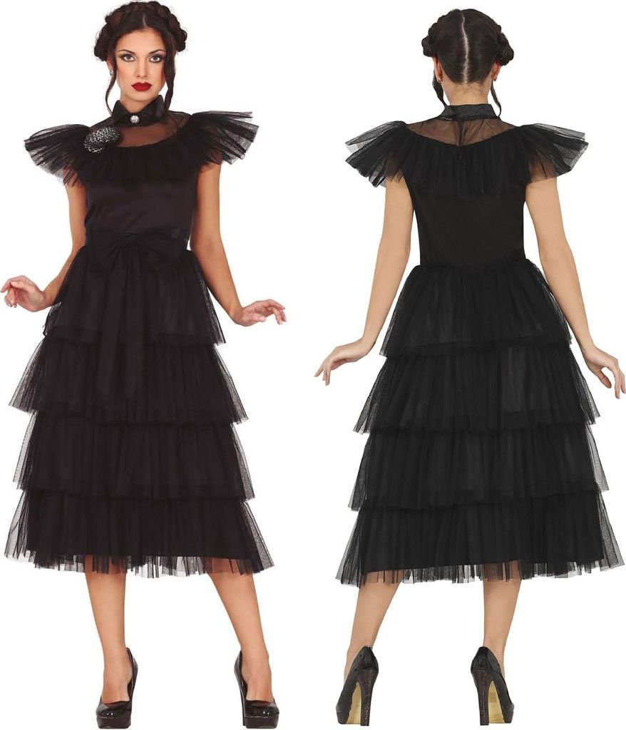 WEDNESDAY Gothic Girl Kostüm S Produktbild 