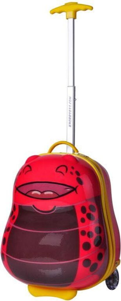 Knorrtoys Trolley Koffer Bouncie Wurm cherry
