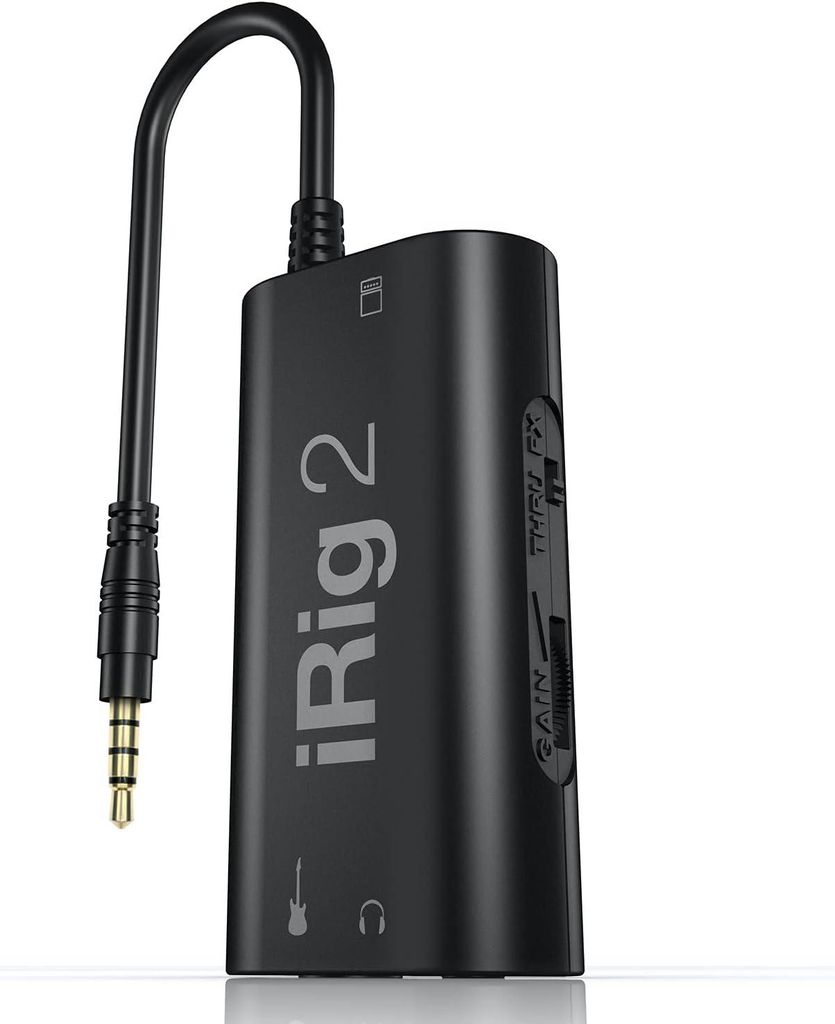 IK Multimedia iRig 2 mobiler Gitarrenvorverstärker und Produktbild 