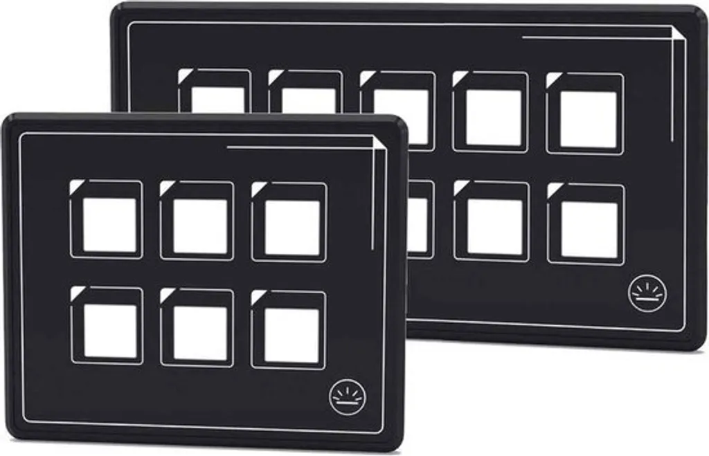 Tableau de commande tactile 10 touches pour bateau et camping-car 12V