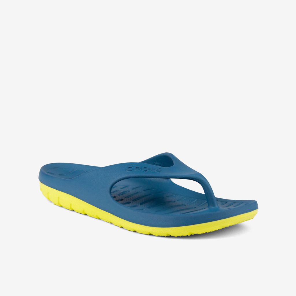 Zehentrenner/Flips für Herren COQUI ZUCCO Niagara blue/Citrus 44