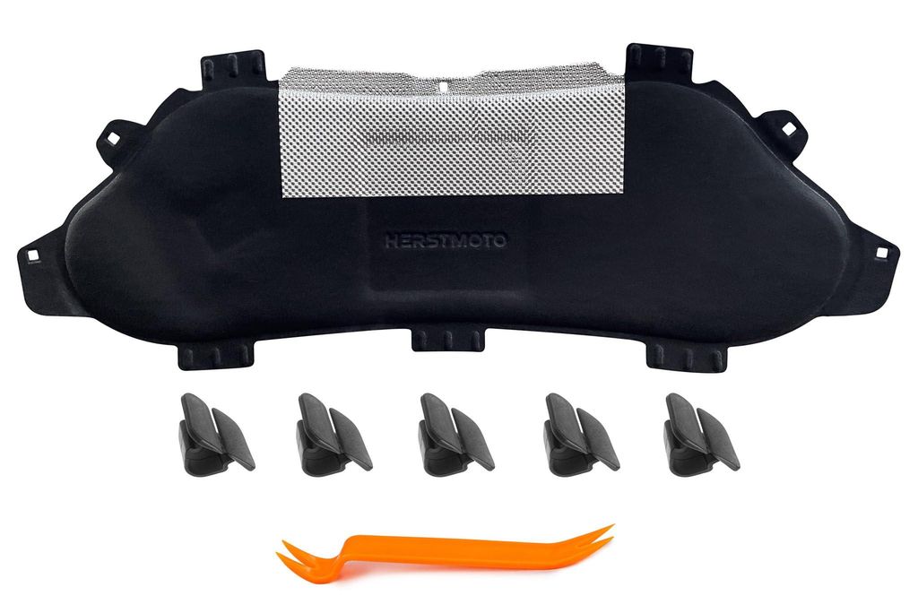 HERSTMOTO Insonorisant de capot avec clips compatible avec Image du produit 
