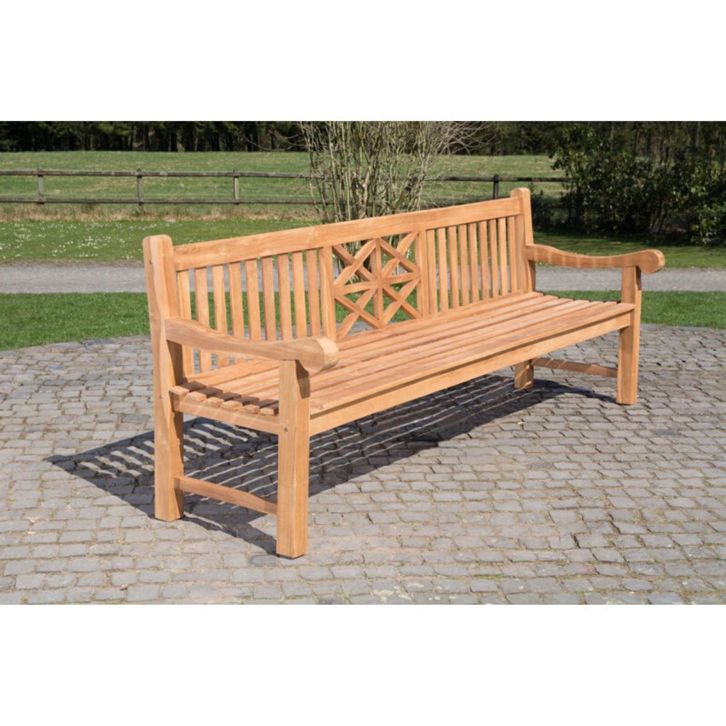 CLP Teakbank Florida teak Größe 220 cm Produktbild 