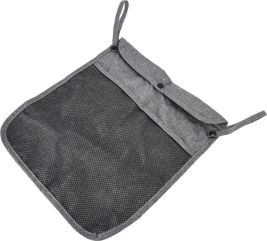 Multifunktionaler Kinderwagen-Organizer, Wagen-Hängetasche, Kinderwagen-Zubehör, Grau