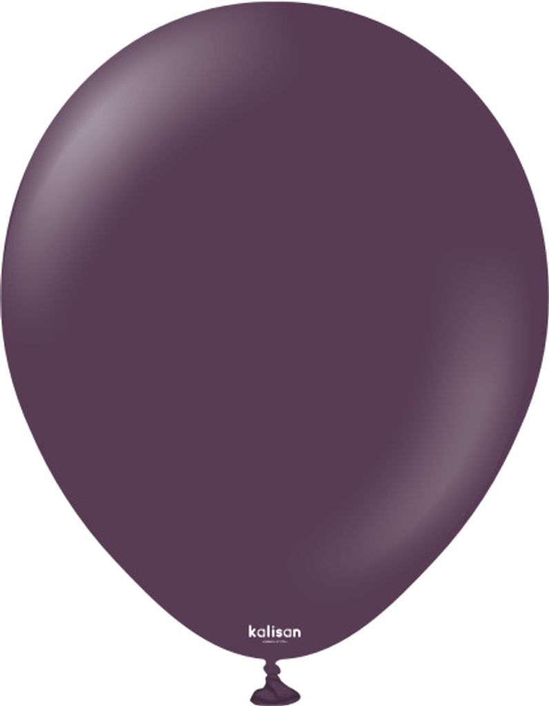 Kalisan Plum Latexballons, lila 30 cm, 100 Stück. Produktbild 