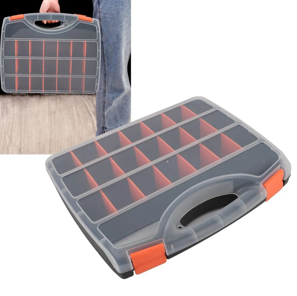 Dites stop au désordre avec cette boîte à outils PVC multi-compartiment - 12
