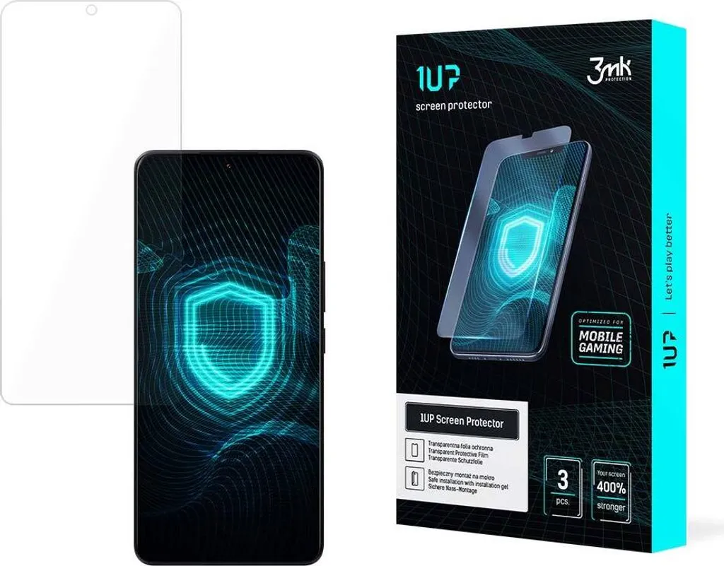 3mk 1UP Pellicola Invisibile Xiaomi 14 Ultra Gaming 3pz Trasparente