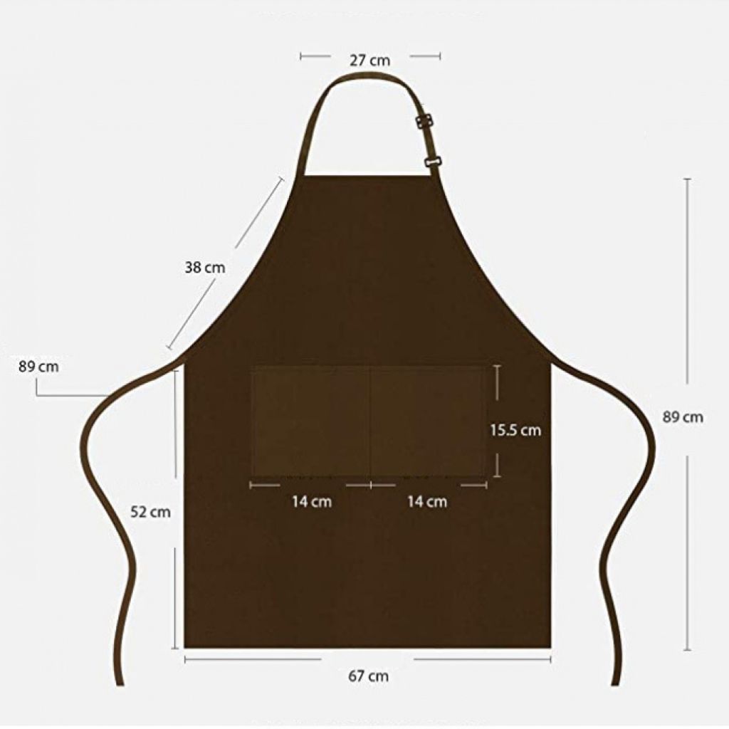 Übergröße Kochschürze,Unisex Schürze zum Kochen, Grillen, Produktbild 