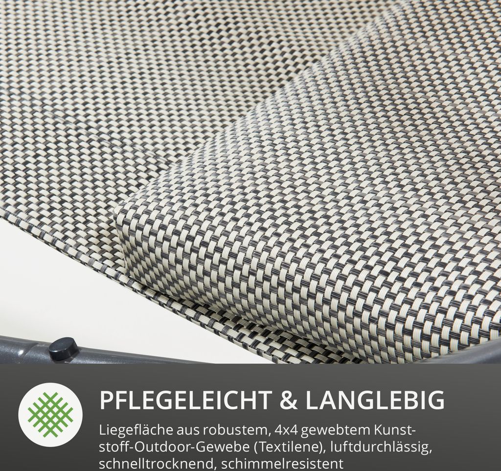 Leco Doppelliege grau/beige - Maße: 200 cm x 200 cm x 110 Produktbild 15