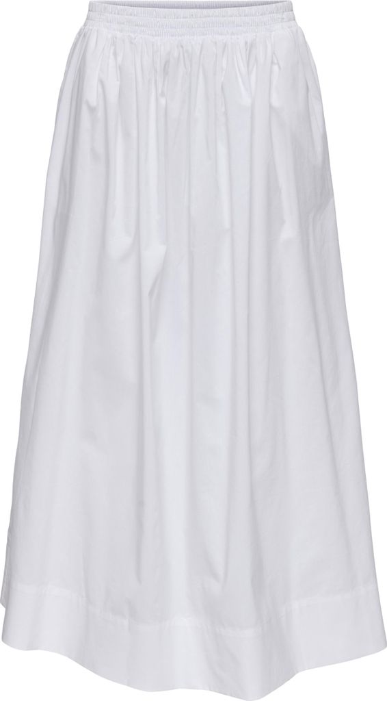JDYMIO HW MIDI SKIRT WVN DIA Cloud Dancer L