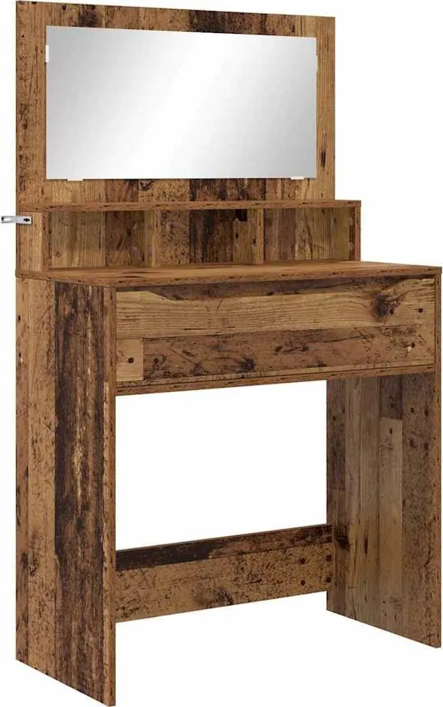 Consolle Trucco vidaXL 80x40x135 cm | Mobile Camera in Legno Antico