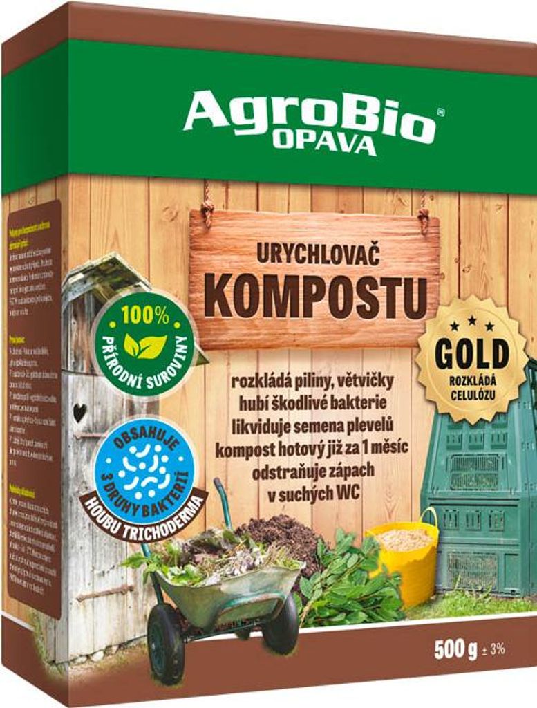 Urychlovač kompostu AgroBio Gold 500 g Obrázek produktu 