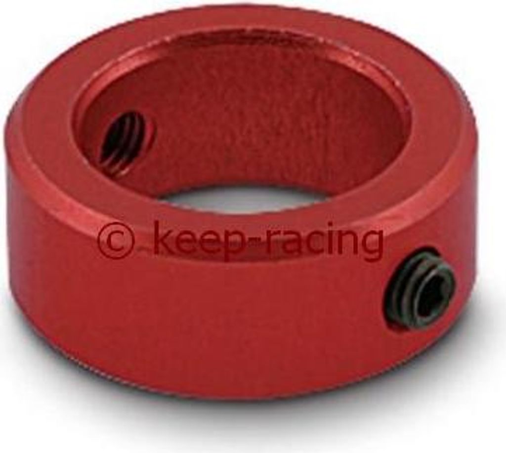 Sicherungsring 20mm Aluminium, rot eloxiert Produktbild 