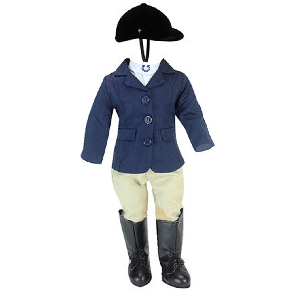 Sophia's - 18 "Puppe - Navy Jacket Riding Outfit, schwarzer Produktbild 